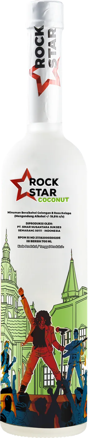 Botol Rockstar Coconut